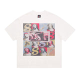 saint m t shirts  s.m vintage high street casual crew neck pullover short sleeve tee - wholesale