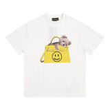 Drew house t-shirt - spring/summer collection - d@ew bear bag graphic crew neck pullover short sleeve - wholesale