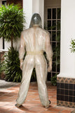 Men Latex Catsuits Transparent Enclosure