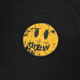Drew house t-shirt - spring/summer collection - d@ew gradient washed, distressed, and ripped design with smiley face print - short sleeve - wholesale