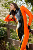 Women Latex Catsuits Kung Fu Kalypso