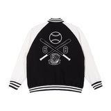 Etai men's clothing unisex oversized baseball jacket - casual couple's style with color block embroidery