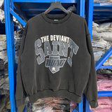 Saint m hoodie - autumn/winter s.m washed & distressed collection - crewneck pullover sweatshirt - wholesale