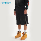 Etai men's streetwear brand cargo bermuda shorts - premium loose fit cotton denim shorts