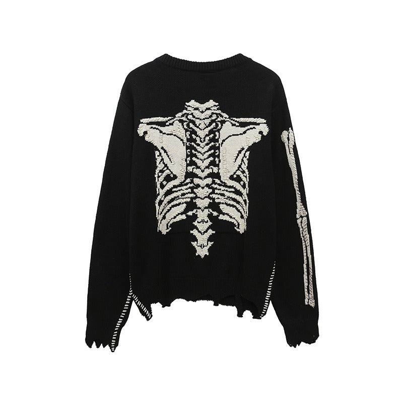 Saint m t sweater - autumn/winter s.m letter series pattern knitted crewneck pullover sweater - wholesale