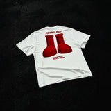 saint m t shirts  s.m. collaboration cartoon graphic crewneck short sleeve t-shirt - wholesale