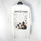 saint m t shirts  s.m. pumpkin patch band graphic crewneck short sleeve tee