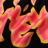 Drew house t-shirt - spring/summer - d@ew washed & distressed flame letter crew neck pullover short sleeve