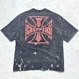 saint m t shirts  s.m collaboration series graphic print crew neck pullover short sleeve t-shirt - wholesale