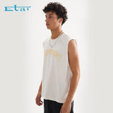 Etai men's clothing casual streetwear men's tank top high-quality loose fit tank top 100% cotton sleeveless men's t-shirt