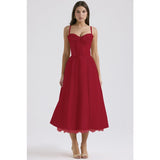 Women's dress: european and american cross-border chic floral collection - french summer camisole dress, soft & feminine style, slimming floral camisole maxi dress