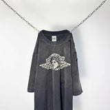 saint m t shirts  s.m little angel graphic crewneck pullover short sleeve one-piece wholesale