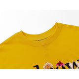 Drew house t-shirt - spring/summer collection - d@ew floral & letter graphic crew neck pullover short sleeve - wholesale single piece