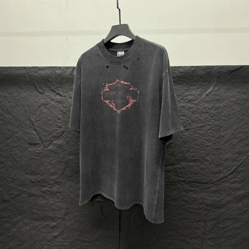 saint m t shirts  s.m harley limited edition graphic crewneck t-shirt - wholesale