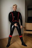 Man Latex Catsuits Balavan Front Zipper