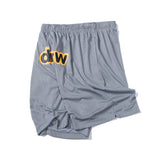 Drew house pants spring/summer european and american streetwear smiley face letter print mesh drawstring casual short sleeve top