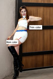 Anything Model Womens Latex Skirt Low Waist