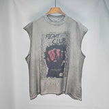 saint m t shirts  s.m. fight club crewneck pullover tank top