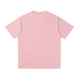 Drew house t shirt spring and summer d@ew cartoon shark pattern round neck pullover short sleeves