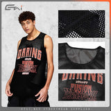Etai men's apparel trendy brand athletic mesh loose tank top - high-quality summer breathable casual vest