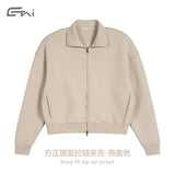 Etai men's clothing | autumn/winter outerwear boxy zip-up jacket - trendy brand custom high-end couple's casual jacket