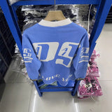 Saint m hoodie - autumn/winter s.m collaboration series - letter graphic crewneck pullover long sleeve - wholesale single piece