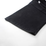 saint m t shirts  s.m. washed & distressed solid color heavyweight short-sleeve tee with a small neckline