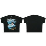 saint m t shirts  s.m. sleeping baby graphic crew neck short sleeve pullover - wholesale