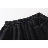 Saint m t pants spring/summer s.m washed, distressed, brushed, casual, loose-fit shorts - wholesale single piece
