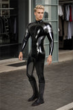 Man Latex Catsuits Nebulistic Front Zipper