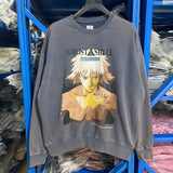 Saint m hoodie - autumn/winter s.m washed & distressed collection - crewneck pullover sweatshirt - wholesale