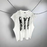saint m t shirts  s.m character print limited edition pullover casual tank top - wholesale