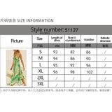 Women's spring/summer off-the-shoulder v-neck camisole dress - floral print, flowy maxi dress, elegant formal wear