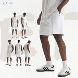 Custom men's cotton shorts - premium heavyweight, trendy brand, versatile summer casual shorts