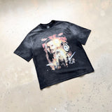 saint m t shirts  s.m. star wars prequel crew neck pullover short sleeve t-shirt - wholesale