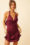 Valentine's Day Dress Footwear Satin Sexy Jumpsuit Skirt for Women