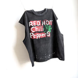 saint m t shirts  s.m red chili band limited edition graphic crewneck tank top