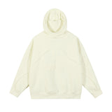 Saint m hoodie - autumn/winter s.m letter print patchwork pullover fleece sweatshirt - wholesale single piece