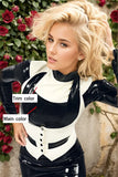 Women Latex Tops Front Buttons Halter Vest