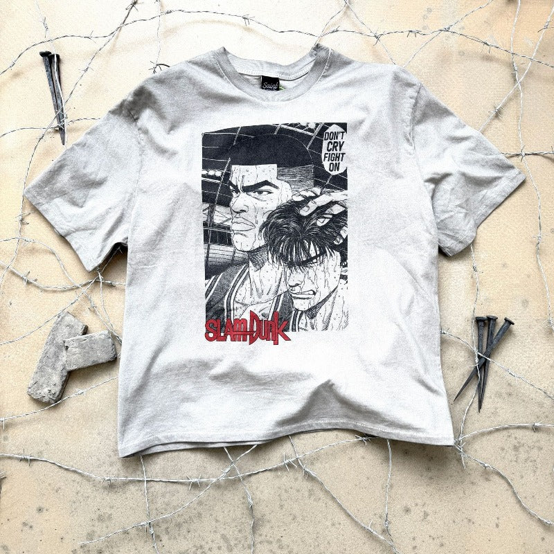 saint m t shirts  s.m. slam dunk graphic limited edition crew neck pullover short sleeve t-shirt - wholesale