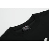 saint m t shirts  s.m. palm heart graphic crew neck short sleeve t-shirt - wholesale