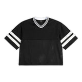 Etai men's clothing short and wide american retro mesh basketball jersey t-shirt high quality fashionable brand contrast color men's short sleeve men's t