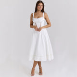 Women's dress: amazon cross-border fashion, european & american style, elegant, gentle, slimming, floral print, spaghetti strap, fairy-like dress for women