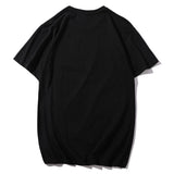 Man T Shirt Cartoon Anime Spot Youth Casual Black Bottoming Shirt