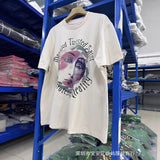 saint m t shirts  s.m collaboration graphic crewneck t-shirt - wholesale