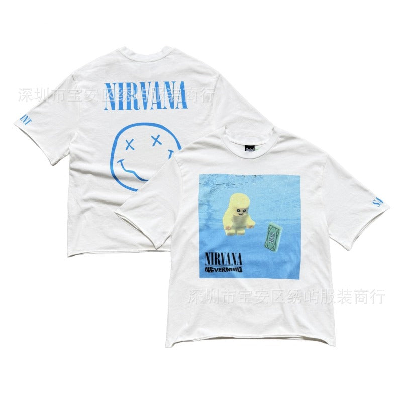 saint m t shirts  s.m usd baby limited edition crew neck pullover short sleeve - wholesale single piece