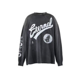 Saint m hoodie - spring/autumn s.m collaboration series graphic crewneck pullover long sleeve - wholesale