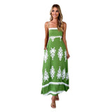 Women's dress - european & american style, cross-border amazon & aliexpress, summer ethnic-inspired, slim-fit, backless cami dress