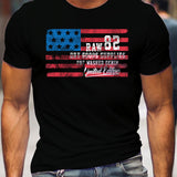 Man T Shirt Cotton round Neck Heat Transfer Patch Short Sleeve T-shirt Short Sleeve