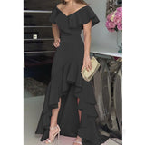 Valentine's Day Dress Sexy V-neck Design Women's Dress